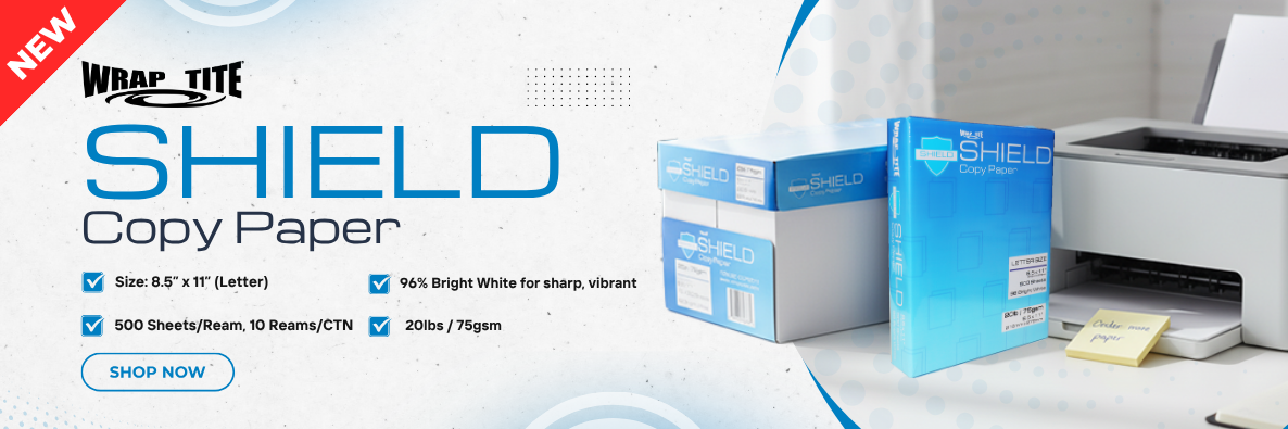 New Letter Size White Copy Paper from WRAP-TITE Available Now!