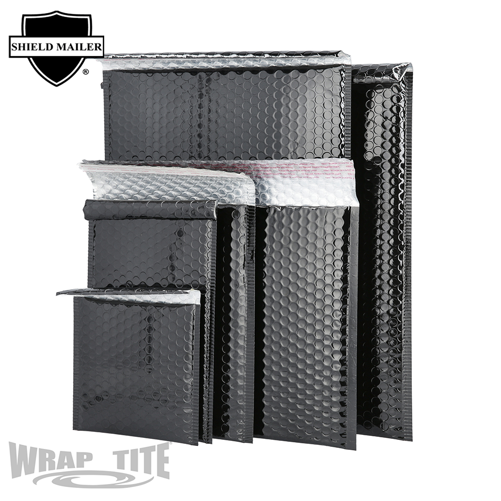 Black Bubble Mailers