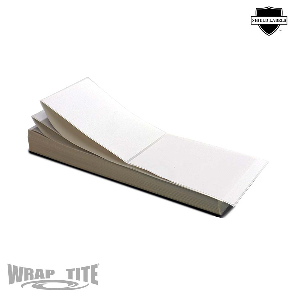Thermal Transfer Fanfolded Labels- Ribbon Required