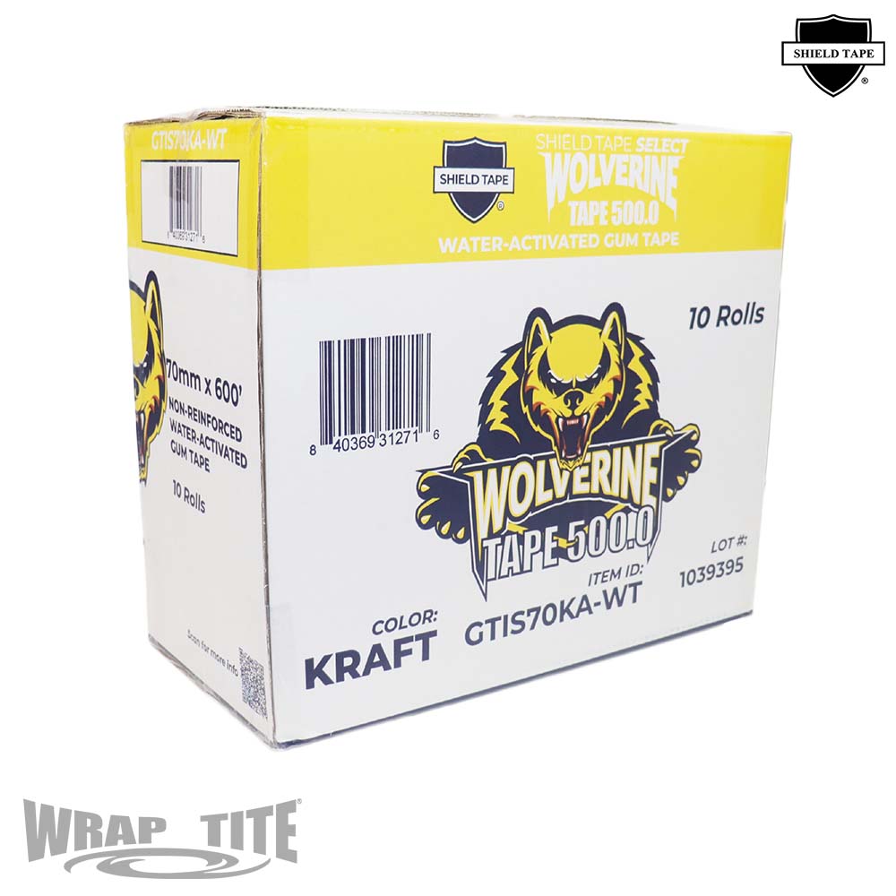 Wolverine Non-Reinforced Gum Tape