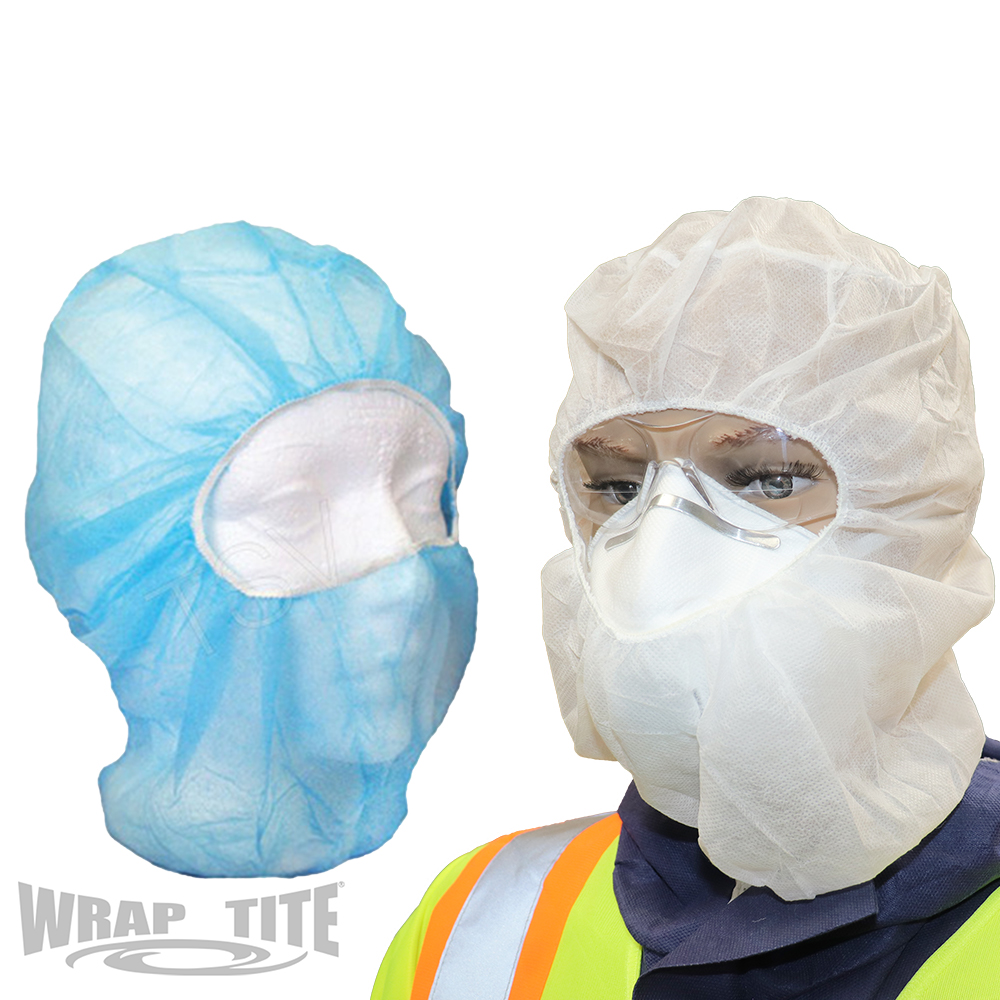 Disposable One Piece Hoods (Bouffant & Beard Cover All-In-One)