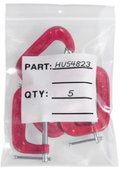Parts Recloseable Bags