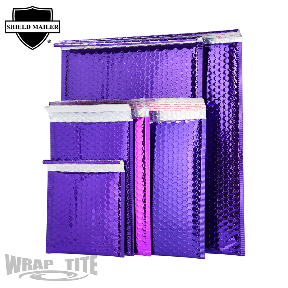 Purple Bubble Mailers