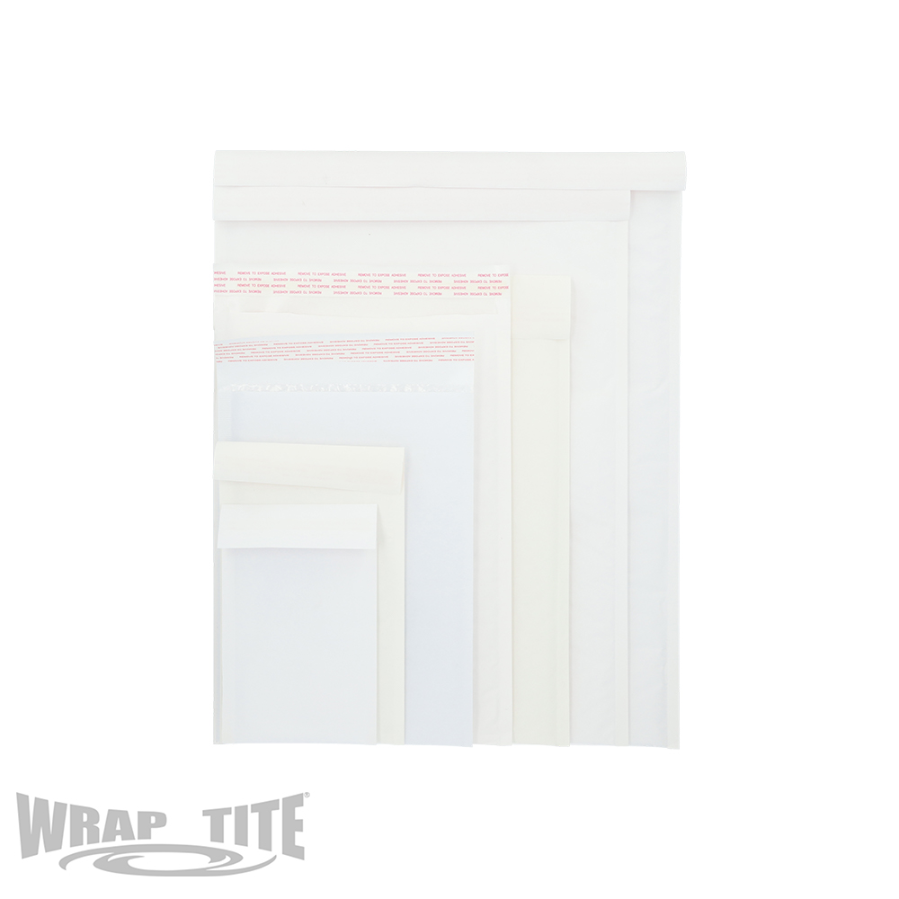 White Kraft Bubble Mailers